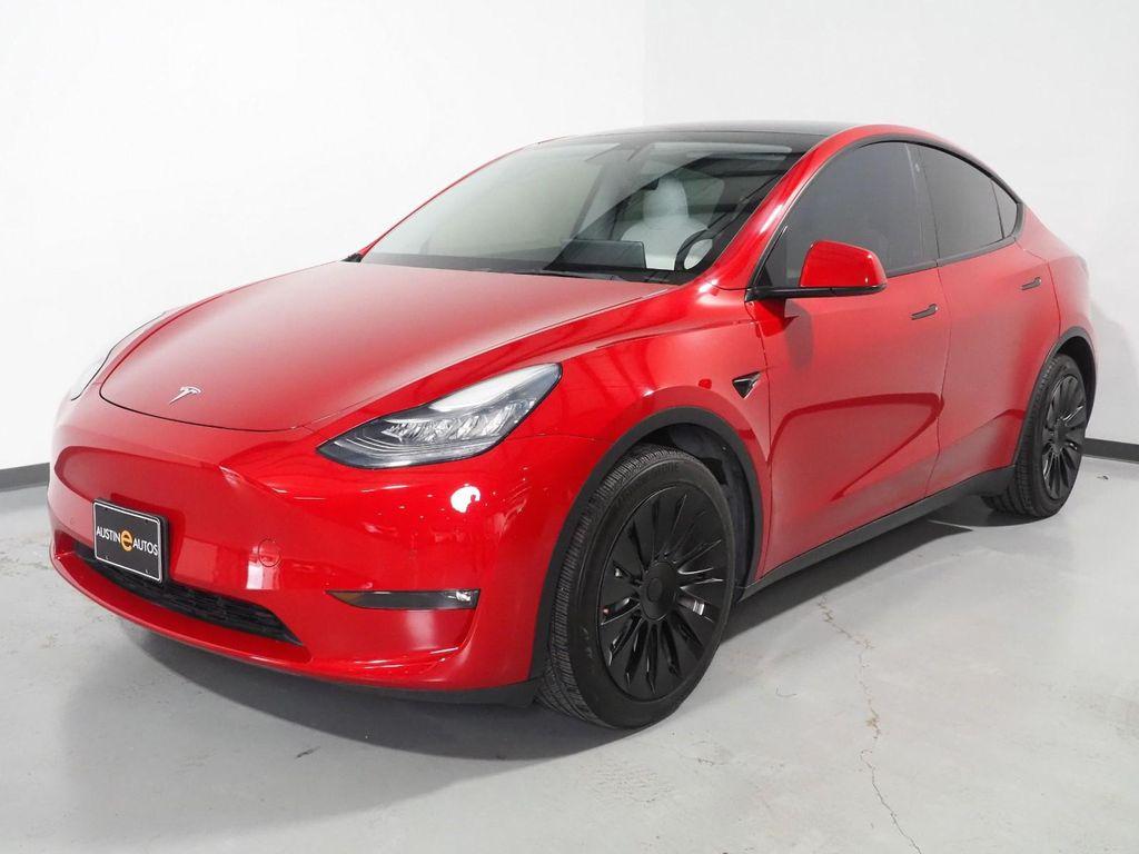 used 2021 Tesla Model Y car, priced at $28,500
