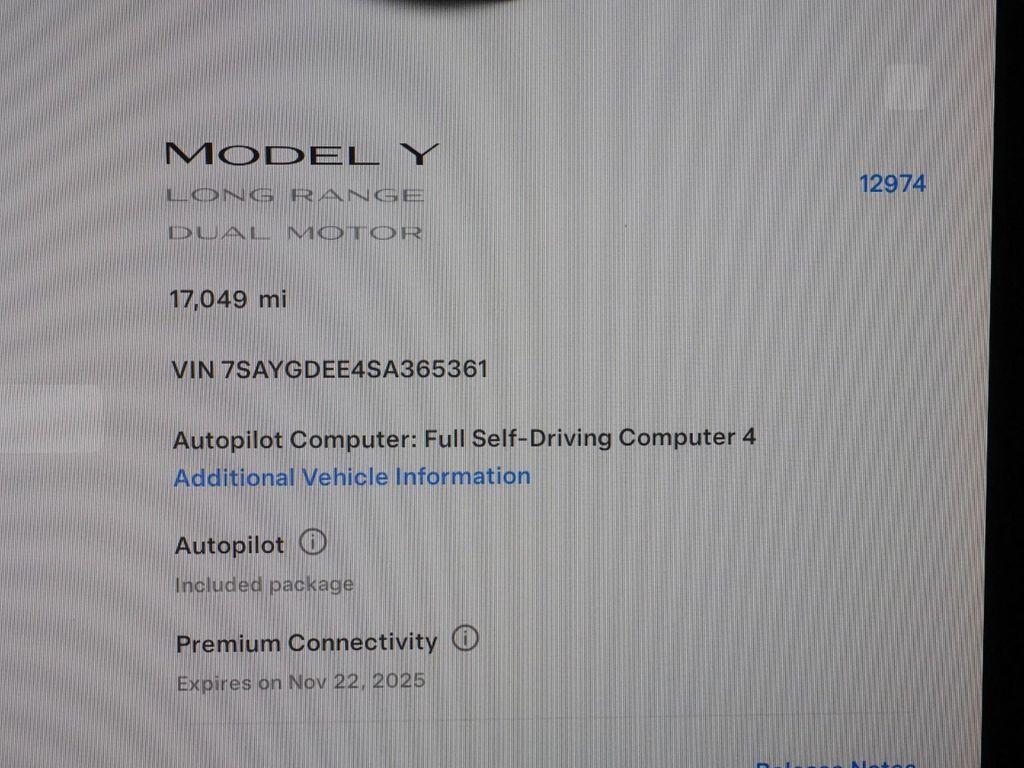 used 2025 Tesla Model Y car, priced at $38,950