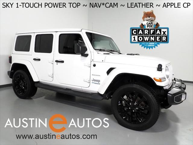 used 2021 Jeep Wrangler Unlimited 4xe car, priced at $32,500