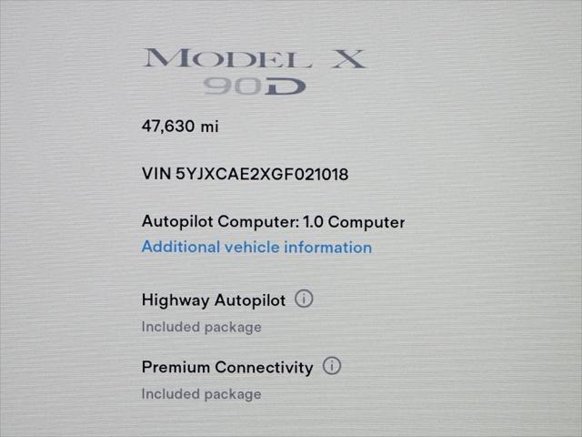 used 2016 Tesla Model X car, priced at $30,950