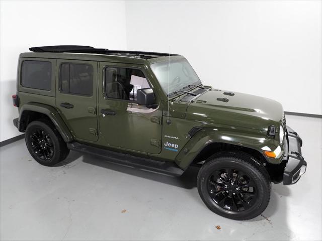 used 2021 Jeep Wrangler Unlimited 4xe car, priced at $33,950