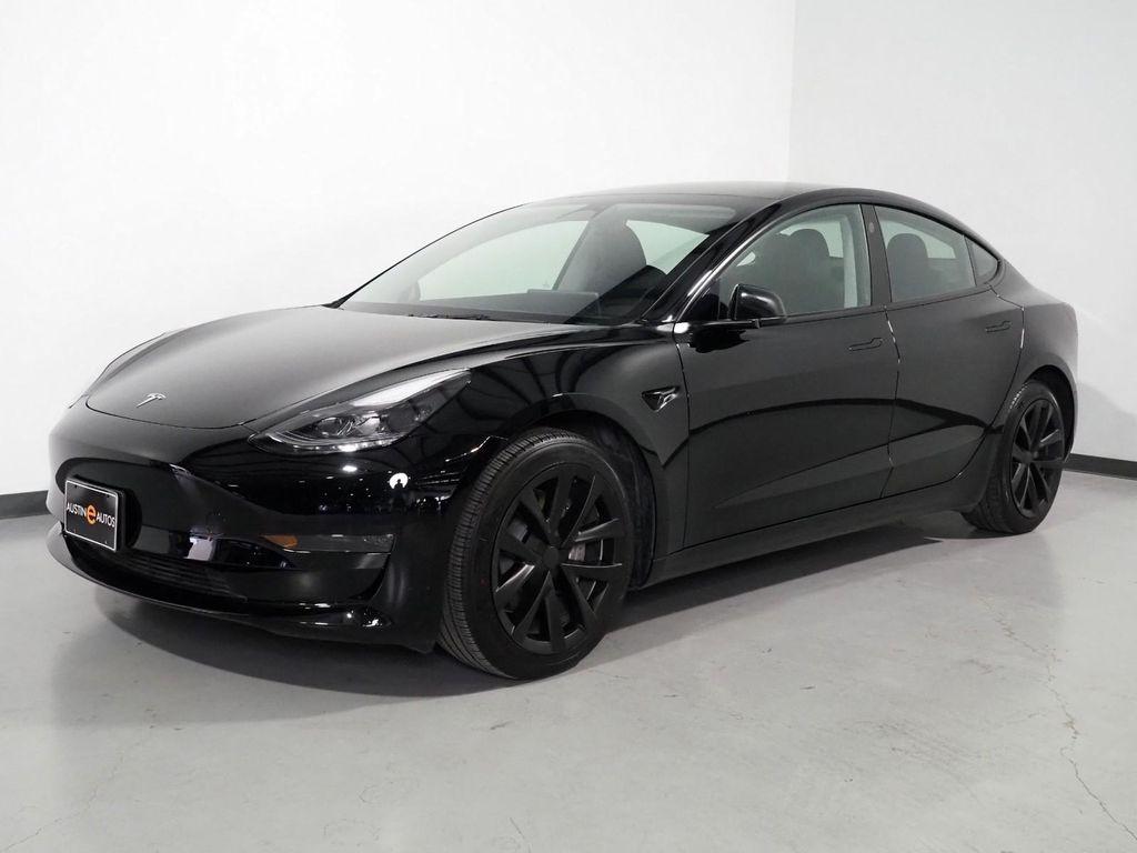 used 2023 Tesla Model 3 car, priced at $27,500