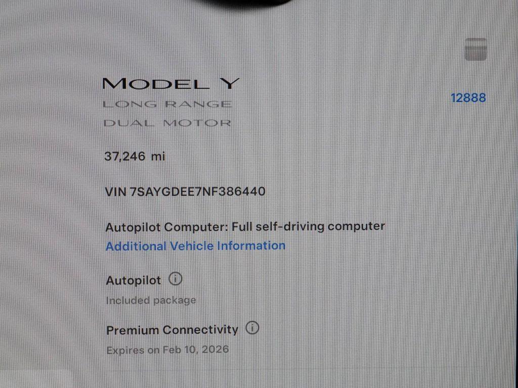 used 2022 Tesla Model Y car, priced at $29,950