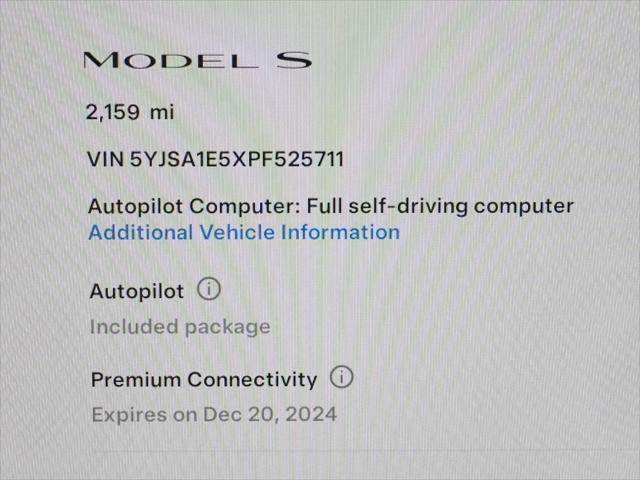 used 2023 Tesla Model S car, priced at $63,950