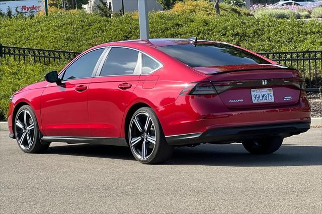used 2023 Honda Accord Hybrid car, priced at $27,500