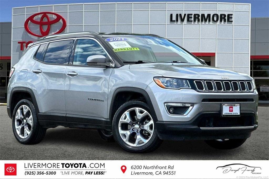 used 2021 Jeep Compass car, priced at $19,777