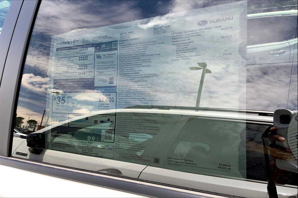 new 2025 Subaru Forester Hybrid car, priced at $45,951