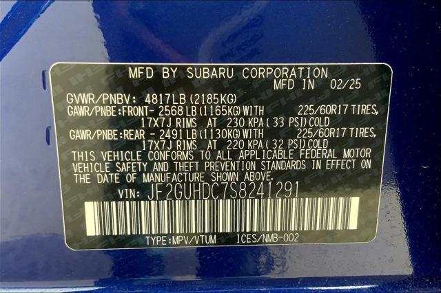 new 2025 Subaru Crosstrek car, priced at $29,448