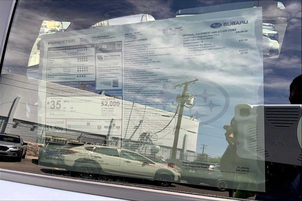 new 2025 Subaru Forester Hybrid car, priced at $38,988