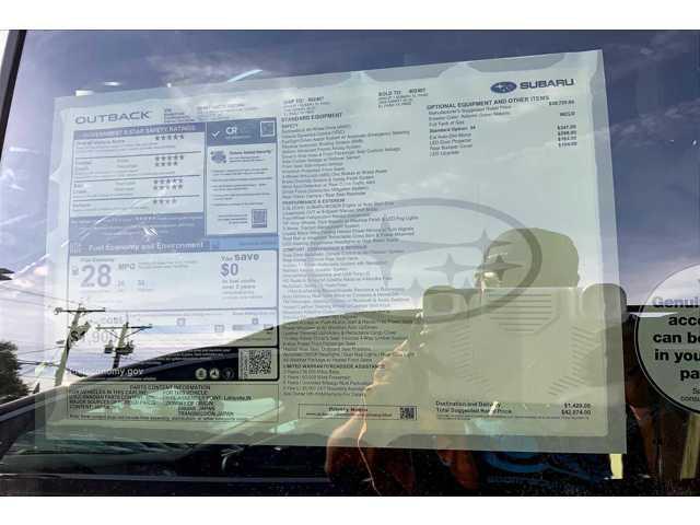 new 2025 Subaru Outback car, priced at $42,074