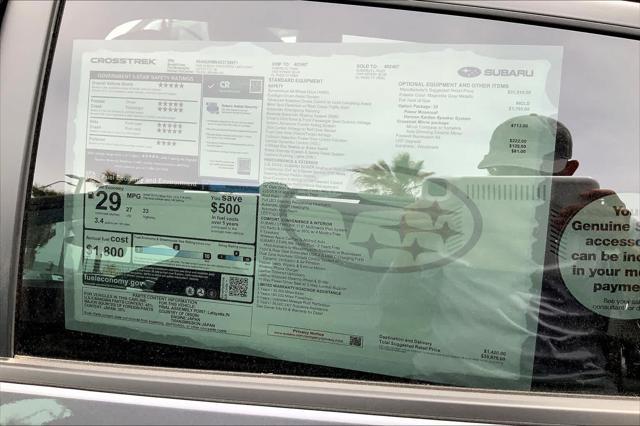 new 2025 Subaru Crosstrek car, priced at $35,876