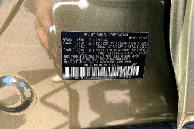 new 2025 Subaru Outback car, priced at $42,421