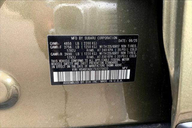 new 2025 Subaru Outback car, priced at $36,562