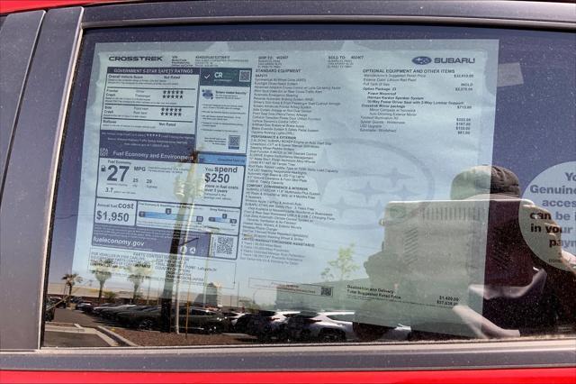 new 2025 Subaru Crosstrek car, priced at $37,638