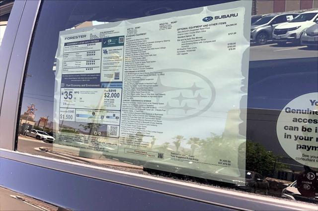 new 2025 Subaru Forester Hybrid car, priced at $37,475