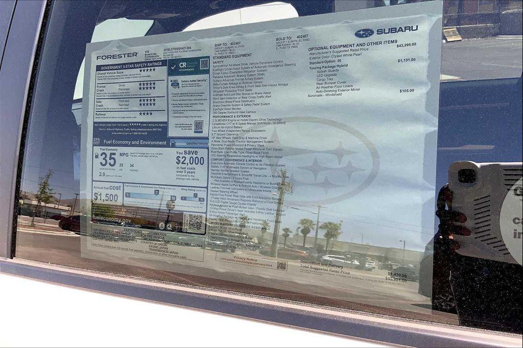 new 2025 Subaru Forester Hybrid car, priced at $45,951