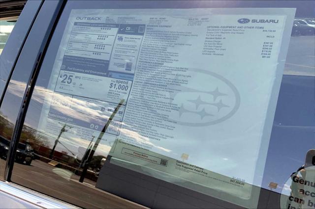 new 2025 Subaru Outback car, priced at $47,504