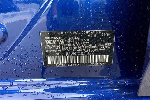 new 2025 Subaru Impreza car, priced at $25,689