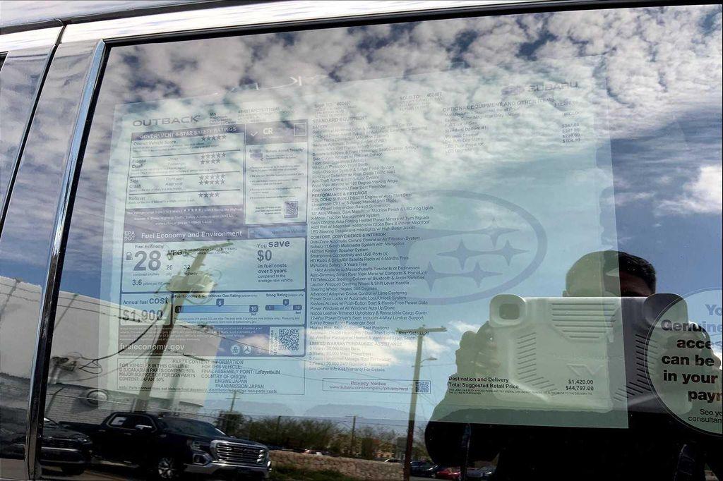 new 2025 Subaru Outback car, priced at $44,797