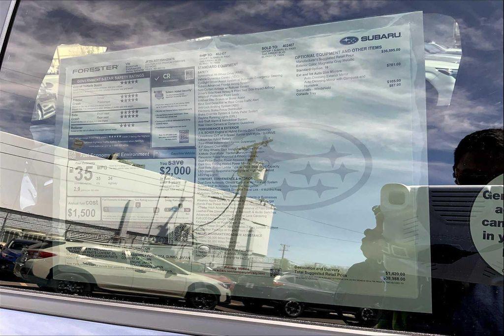 new 2025 Subaru Forester Hybrid car, priced at $38,988
