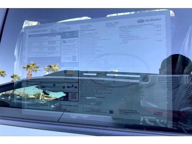 new 2025 Subaru Forester car, priced at $36,059