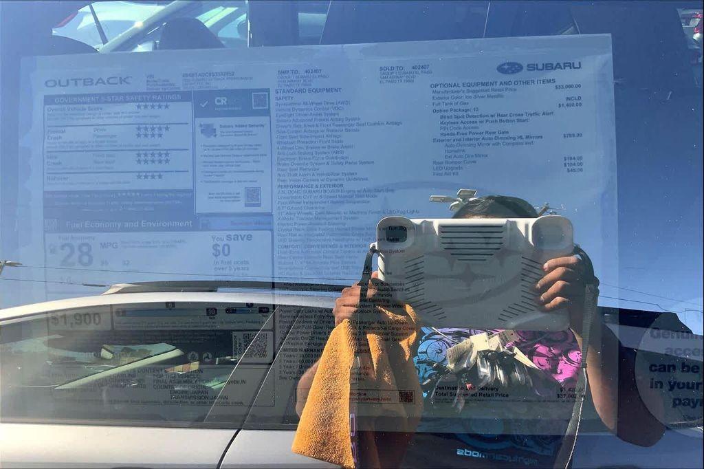 new 2025 Subaru Outback car, priced at $37,002