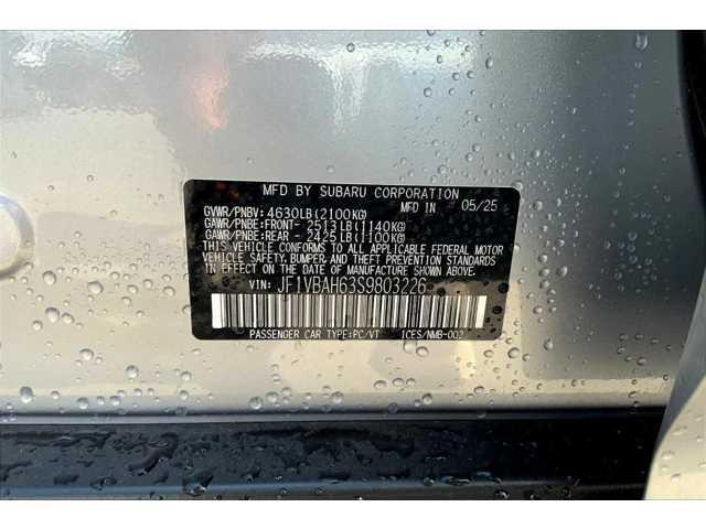 new 2025 Subaru WRX car, priced at $39,966