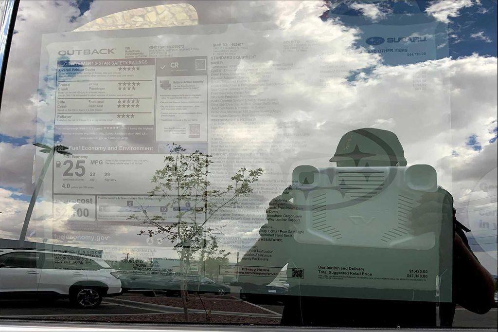 new 2025 Subaru Outback car, priced at $47,328