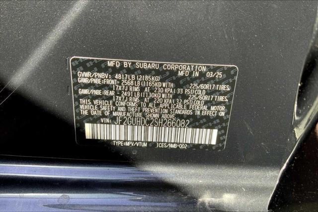 new 2025 Subaru Crosstrek car, priced at $29,266