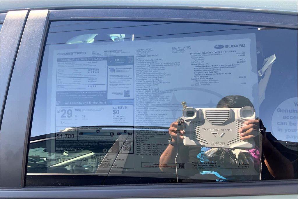 new 2026 Subaru Crosstrek car, priced at $32,919