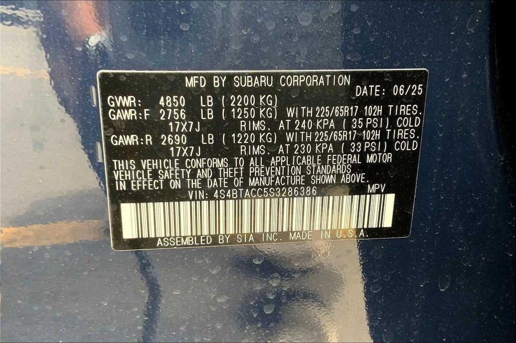 new 2025 Subaru Outback car, priced at $35,107