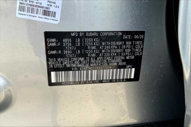 new 2025 Subaru Outback car, priced at $35,162