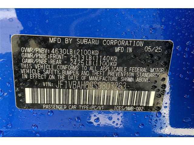 used 2025 Subaru WRX car, priced at $36,981