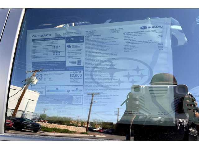 new 2025 Subaru Outback car, priced at $45,961