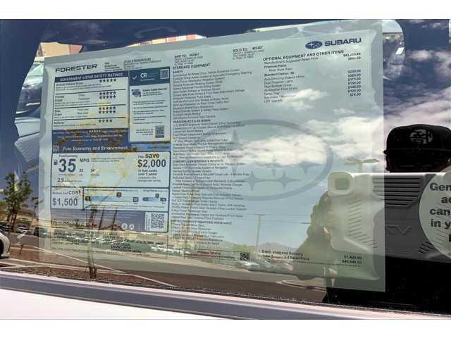 new 2025 Subaru Forester Hybrid car, priced at $46,846