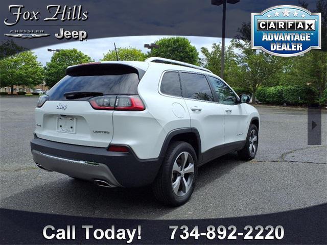 used 2021 Jeep Cherokee car, priced at $25,233
