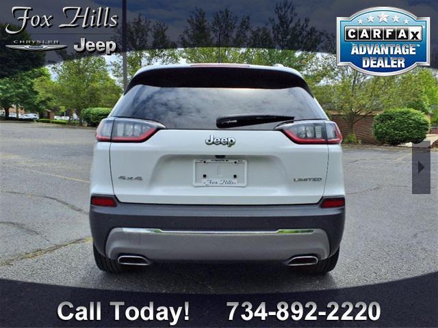 used 2021 Jeep Cherokee car, priced at $25,233