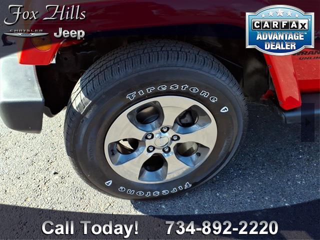 used 2016 Jeep Wrangler Unlimited car, priced at $13,741