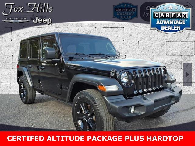 used 2022 Jeep Wrangler Unlimited car, priced at $31,499