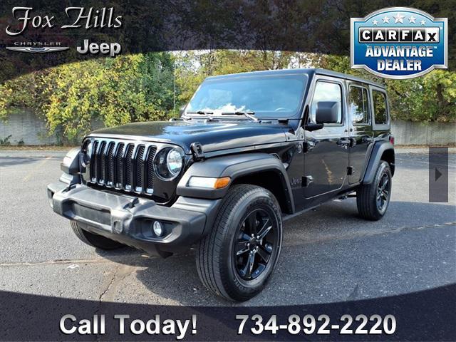 used 2022 Jeep Wrangler Unlimited car, priced at $31,554