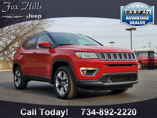 used 2021 Jeep Compass car, priced at $20,624