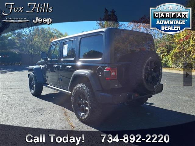 used 2021 Jeep Wrangler car, priced at $32,979