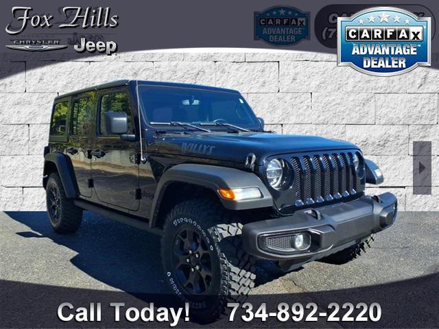 used 2021 Jeep Wrangler car, priced at $32,979