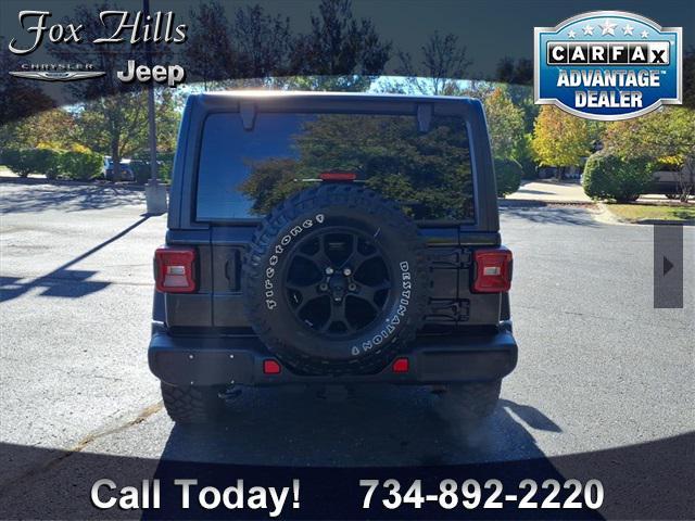 used 2021 Jeep Wrangler car, priced at $32,979