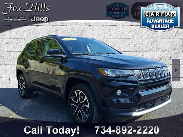 used 2022 Jeep Compass car, priced at $24,156