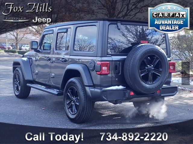 used 2020 Jeep Wrangler Unlimited car, priced at $28,697