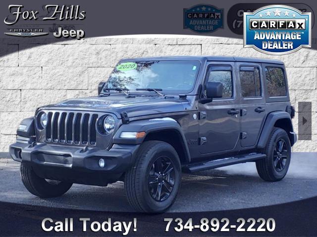 used 2020 Jeep Wrangler Unlimited car, priced at $28,697