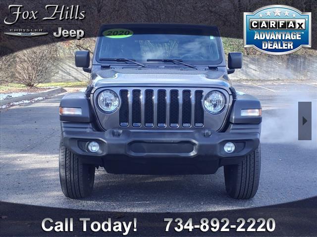 used 2020 Jeep Wrangler Unlimited car, priced at $28,697