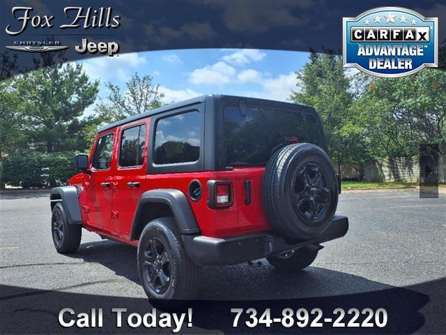 used 2022 Jeep Wrangler Unlimited car, priced at $30,988