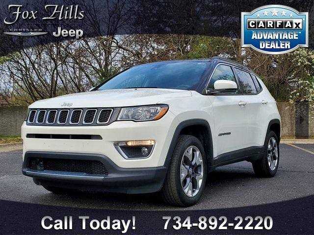 used 2021 Jeep Compass car, priced at $21,939